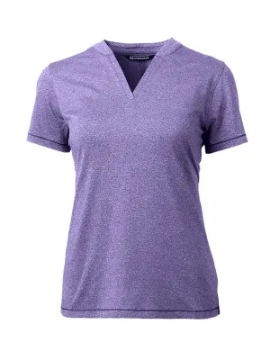 Cutter & Buck Women's Forge Heathered Stretch  Blade Top