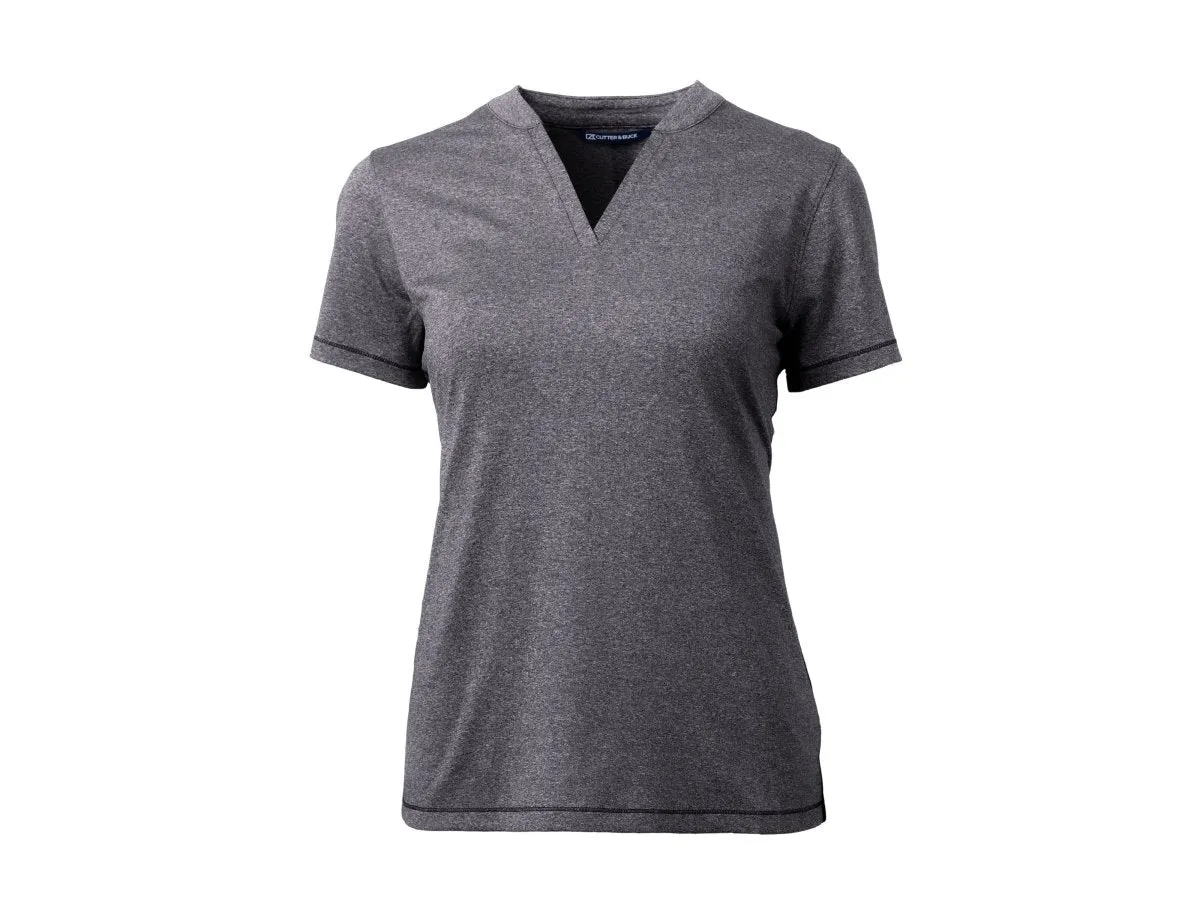 Cutter & Buck Women's Forge Heathered Stretch  Blade Top