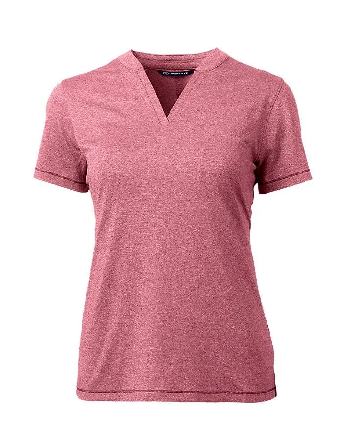 Cutter & Buck Women's Forge Heathered Stretch  Blade Top