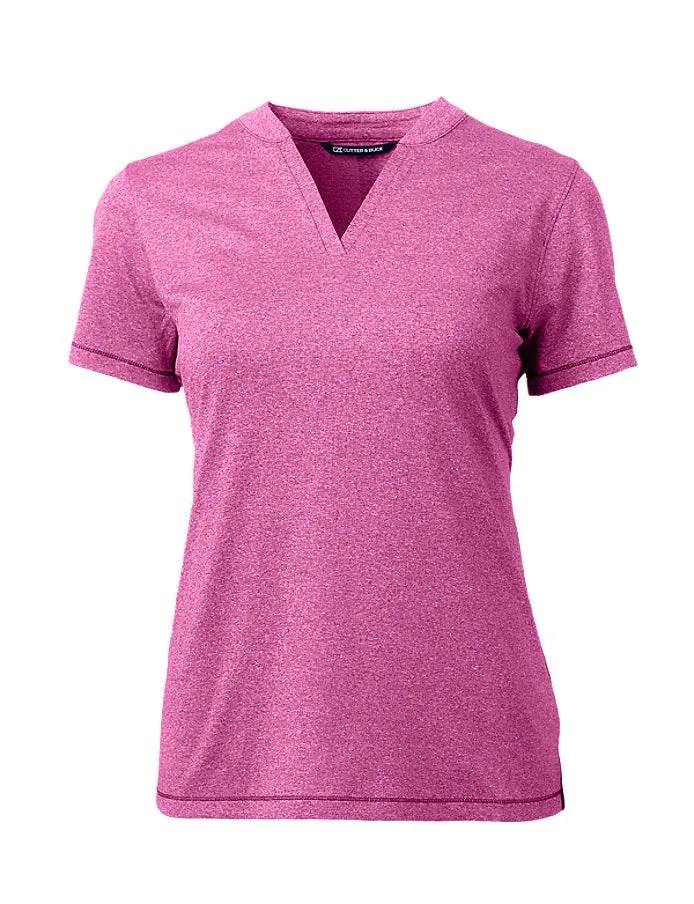 Cutter & Buck Women's Forge Heathered Stretch  Blade Top