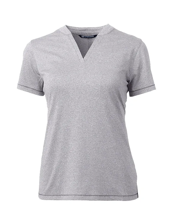 Cutter & Buck Women's Forge Heathered Stretch  Blade Top