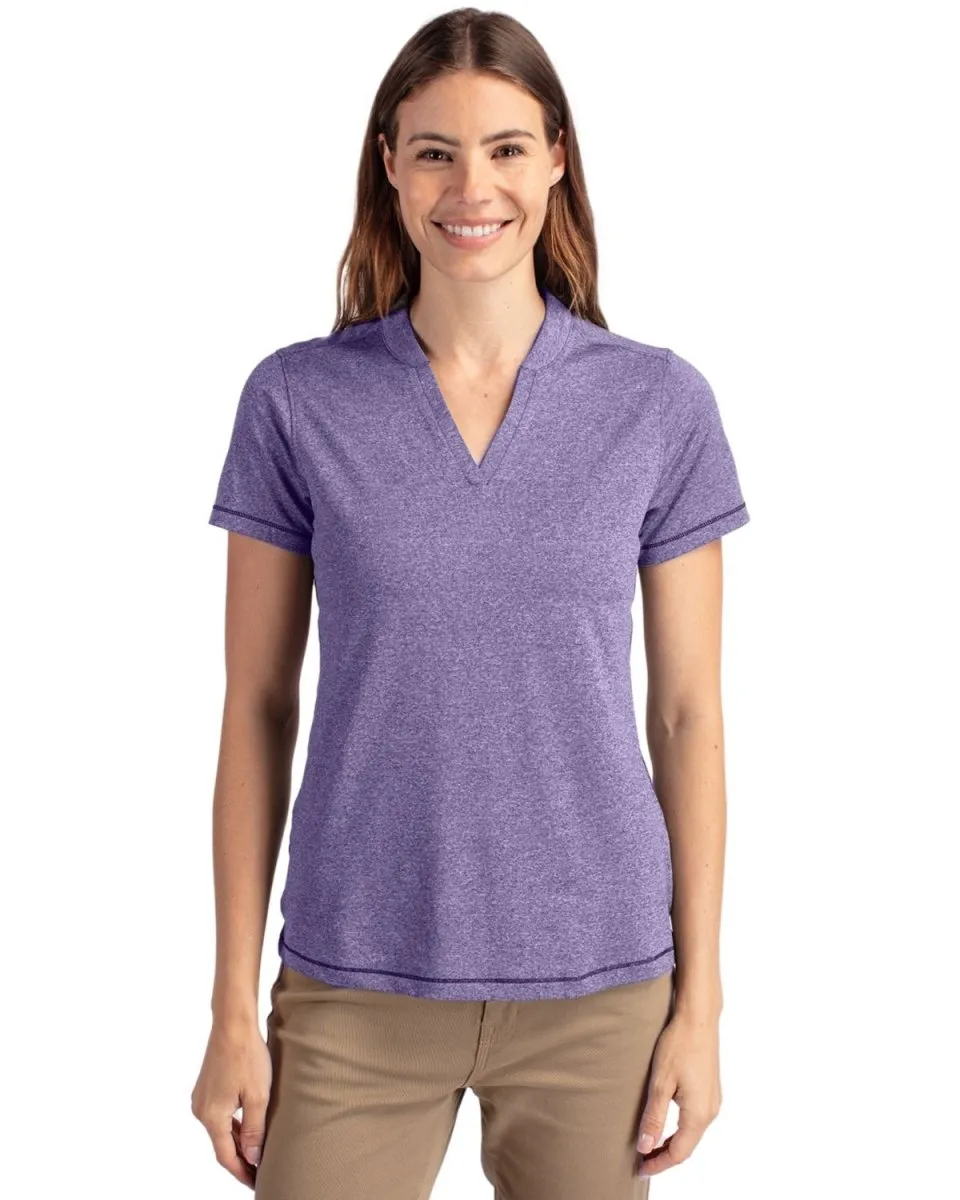 Cutter & Buck Women's Forge Heathered Stretch  Blade Top