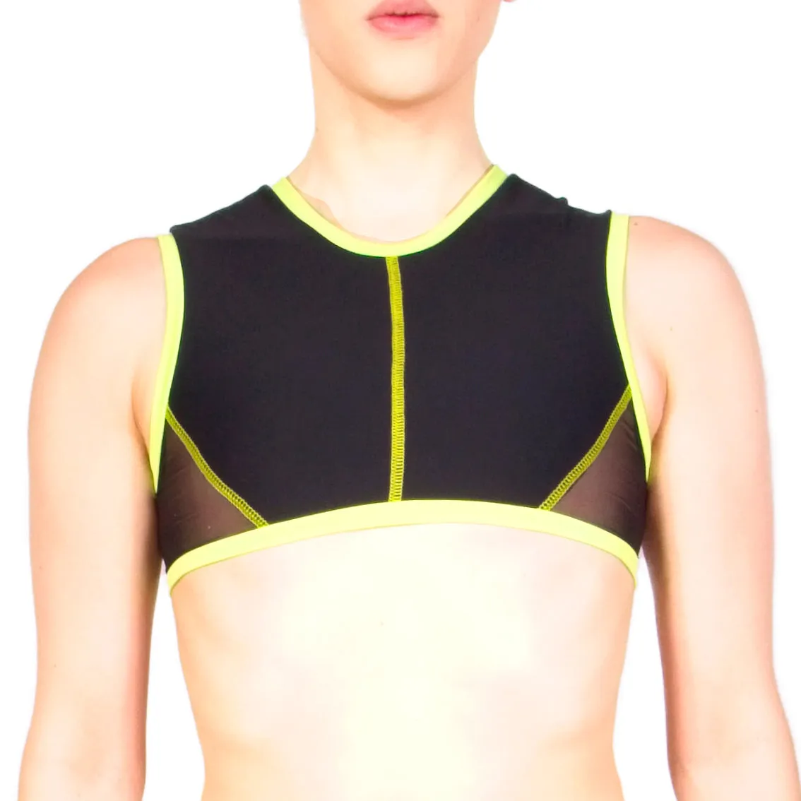 Damian Top With Mesh - Multi