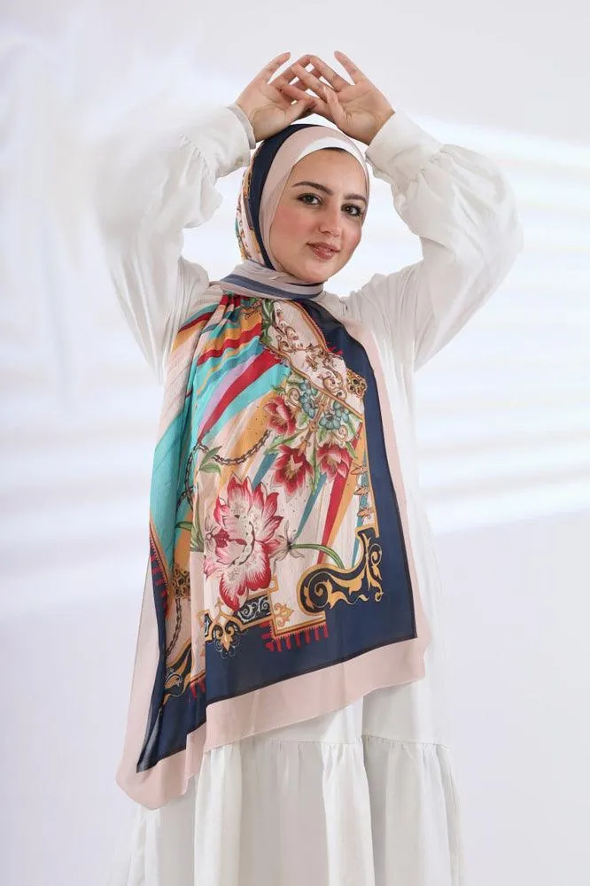 Elivo Printed Chiffon Hijab