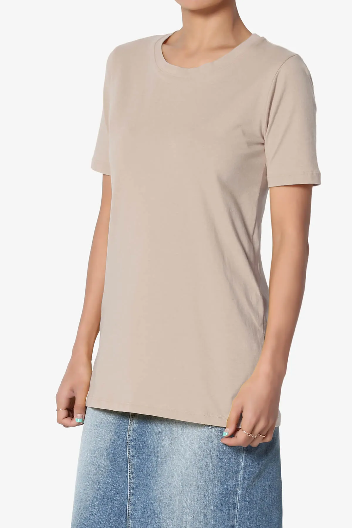 Elora Crew Neck Short Sleeve T-Shirt MORE COLORS