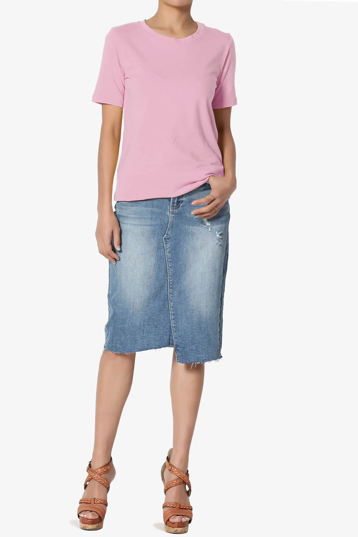 Elora Crew Neck Short Sleeve T-Shirt MORE COLORS