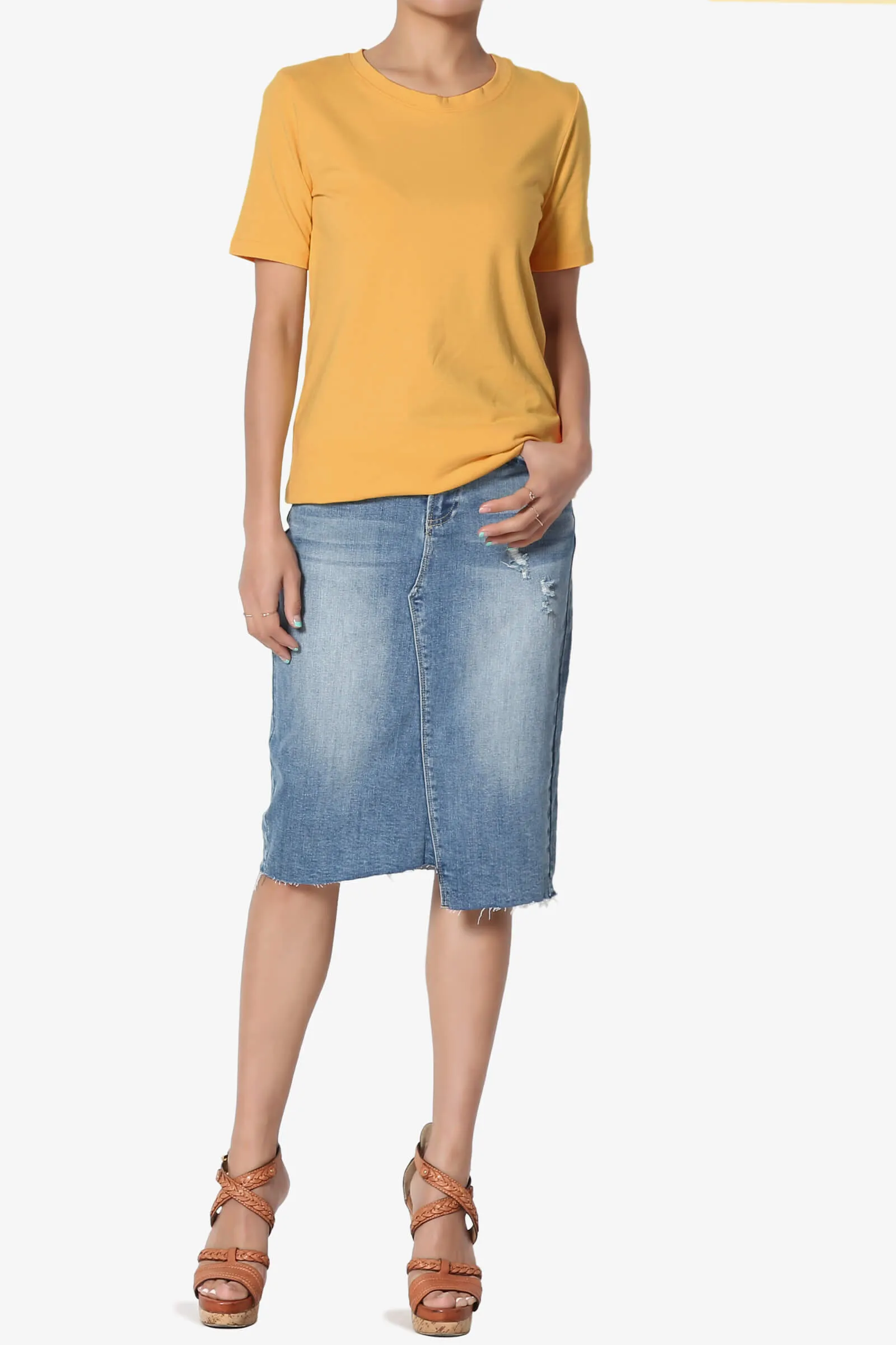 Elora Crew Neck Short Sleeve T-Shirt MORE COLORS