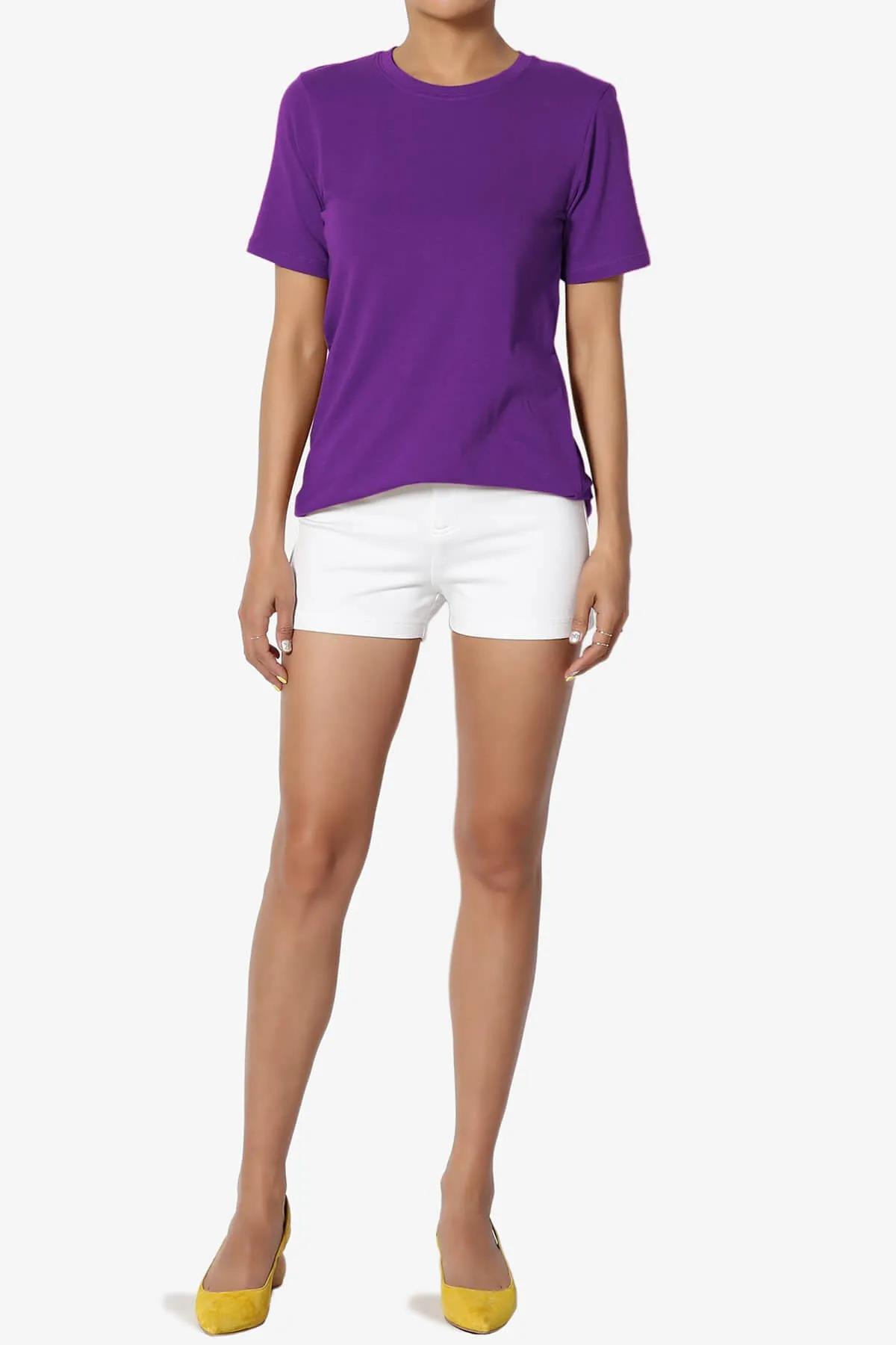 Elora Crew Neck Short Sleeve T-Shirt MORE COLORS