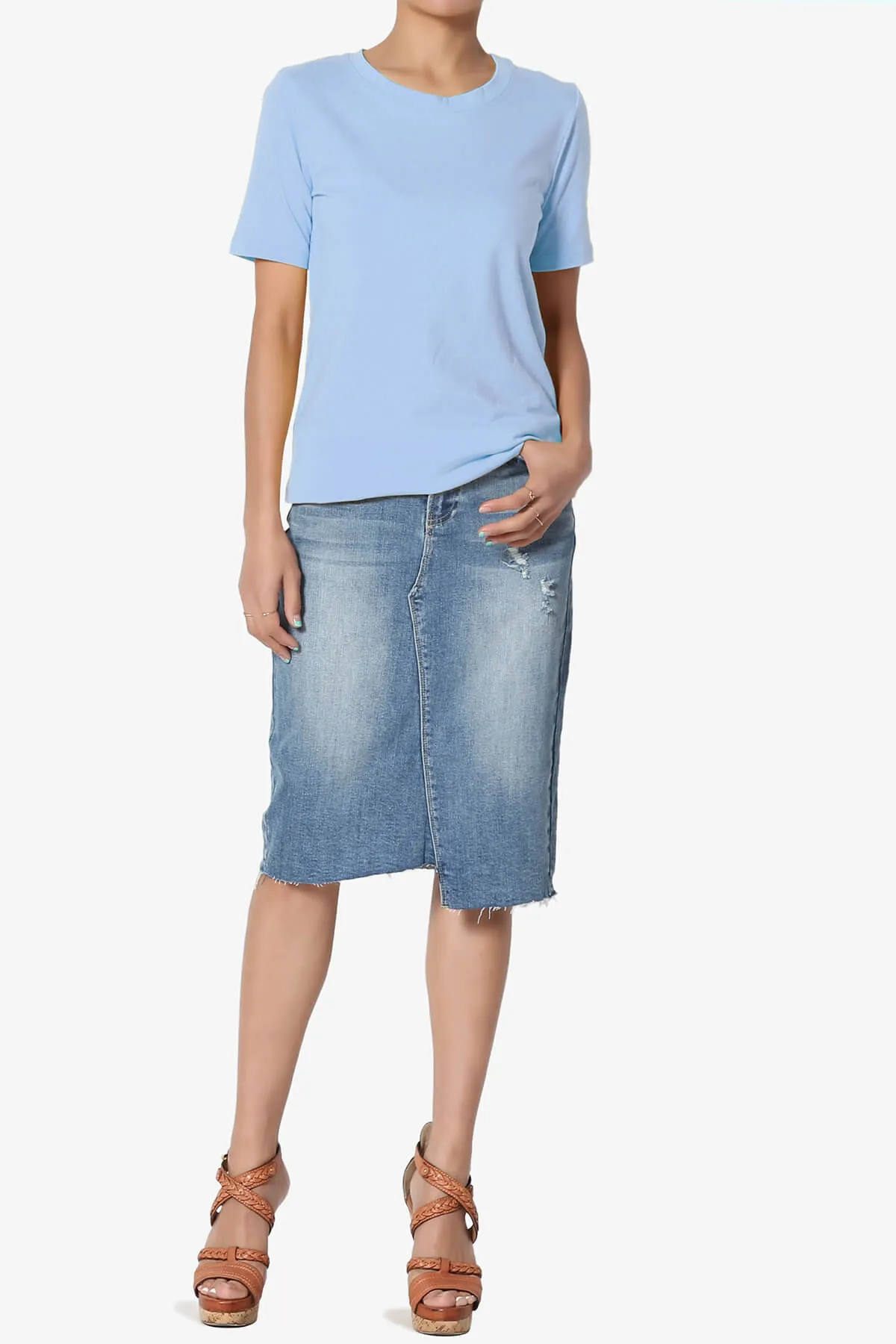 Elora Crew Neck Short Sleeve T-Shirt MORE COLORS
