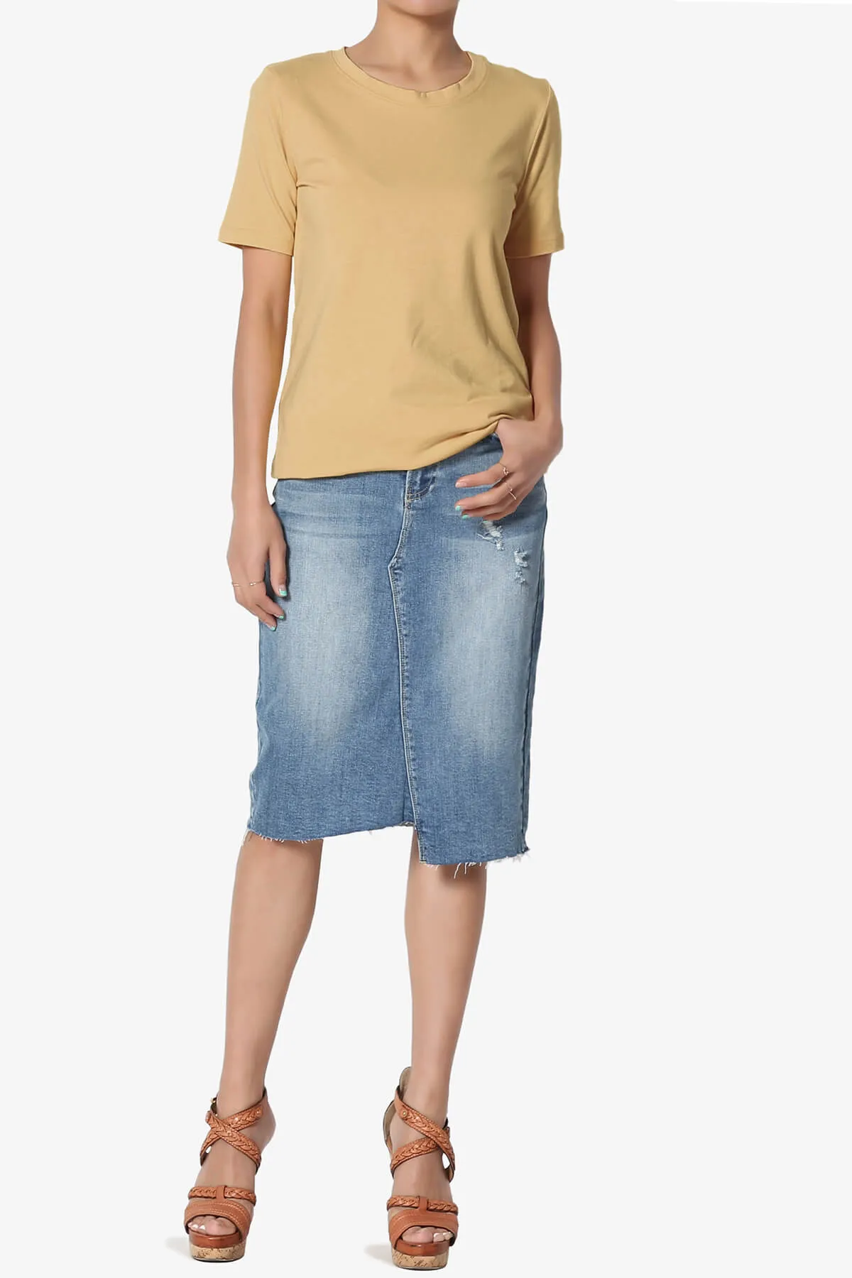 Elora Crew Neck Short Sleeve T-Shirt MORE COLORS