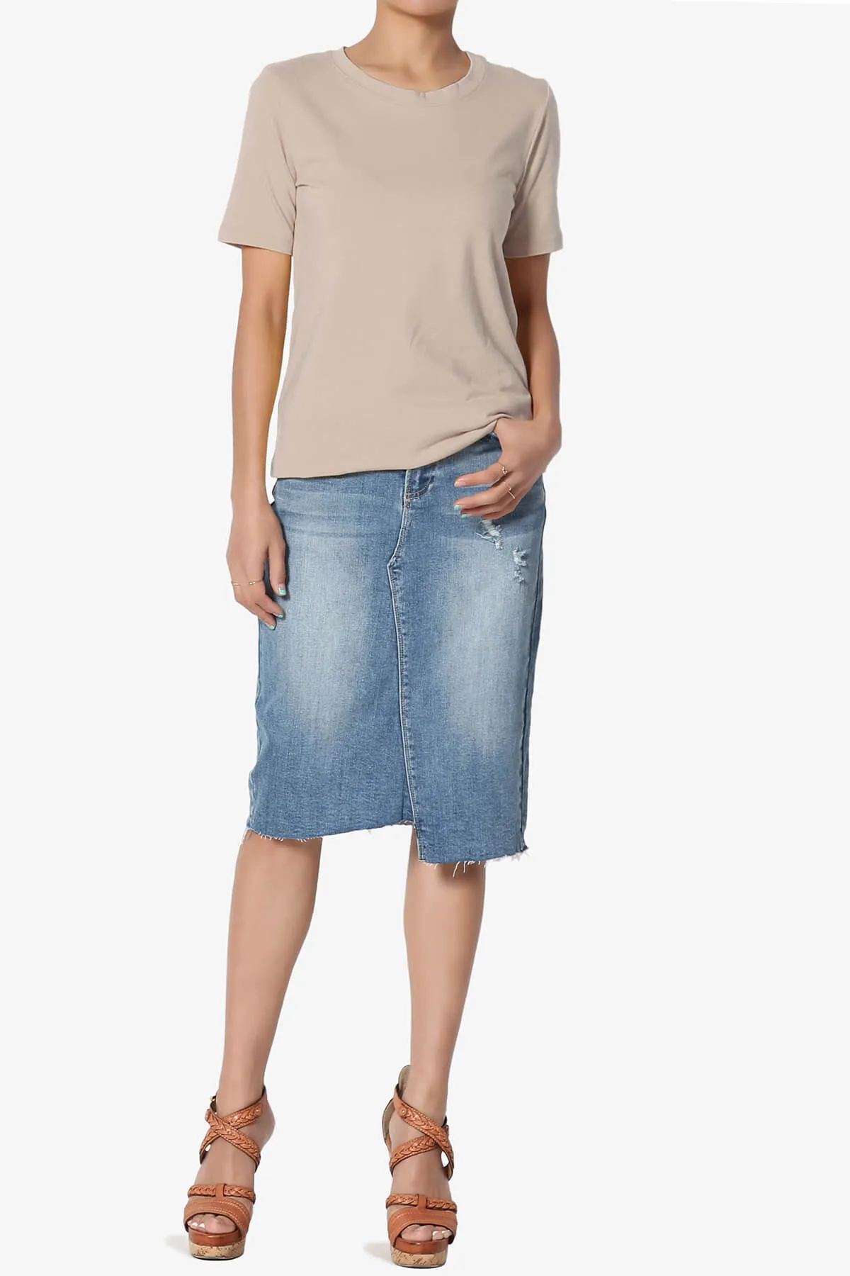 Elora Crew Neck Short Sleeve T-Shirt MORE COLORS