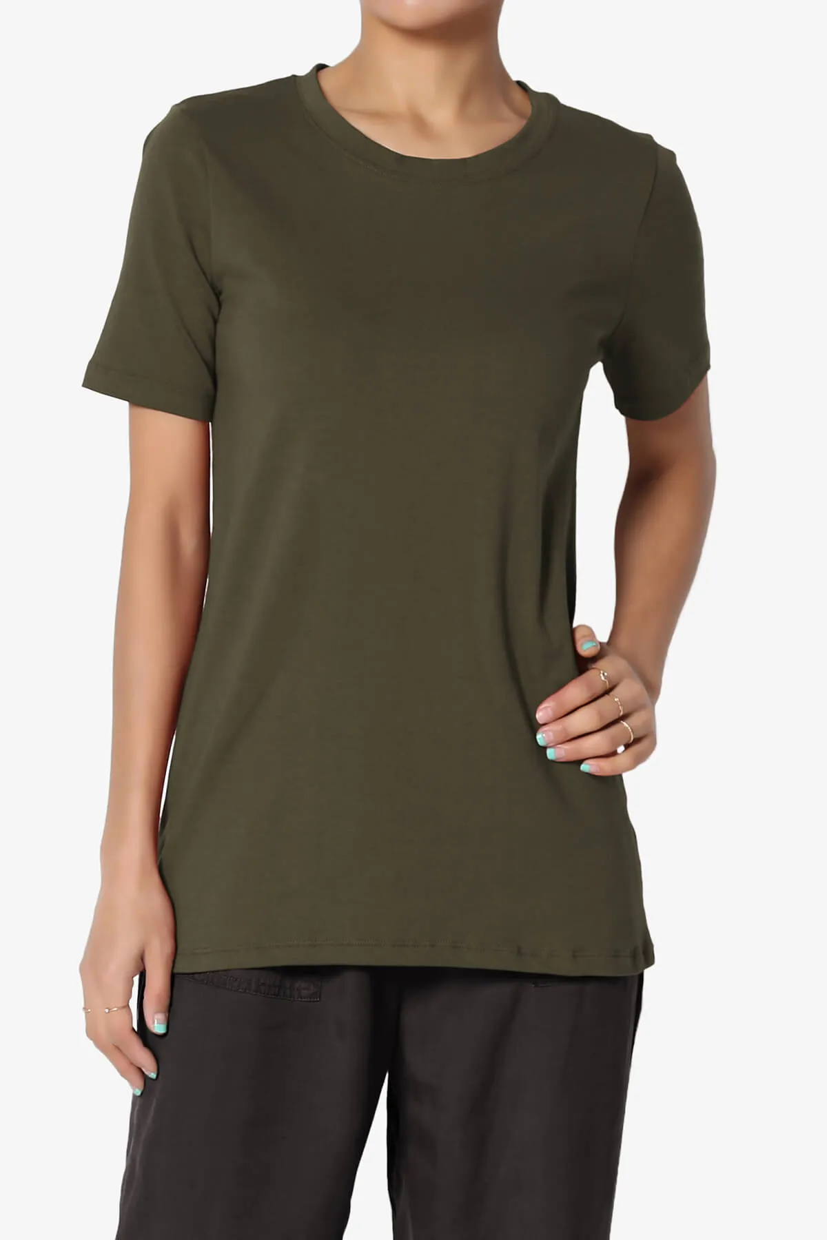 Elora Crew Neck Short Sleeve T-Shirt MORE COLORS
