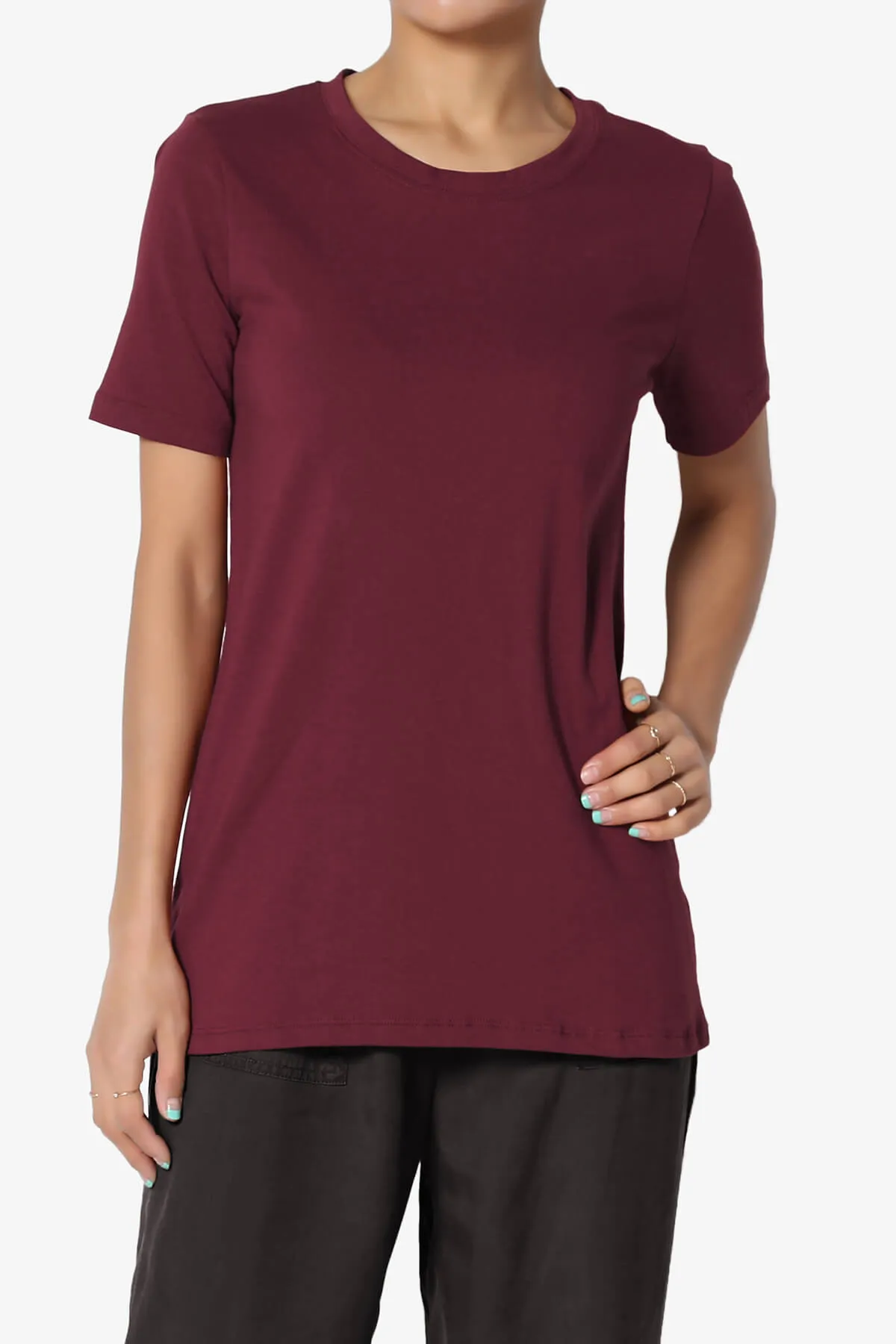 Elora Crew Neck Short Sleeve T-Shirt MORE COLORS