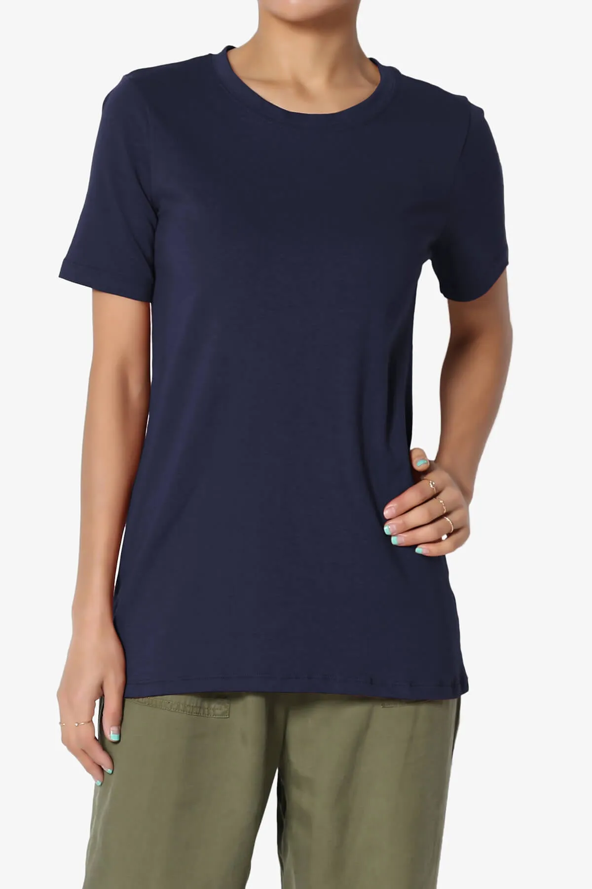 Elora Crew Neck Short Sleeve T-Shirt MORE COLORS