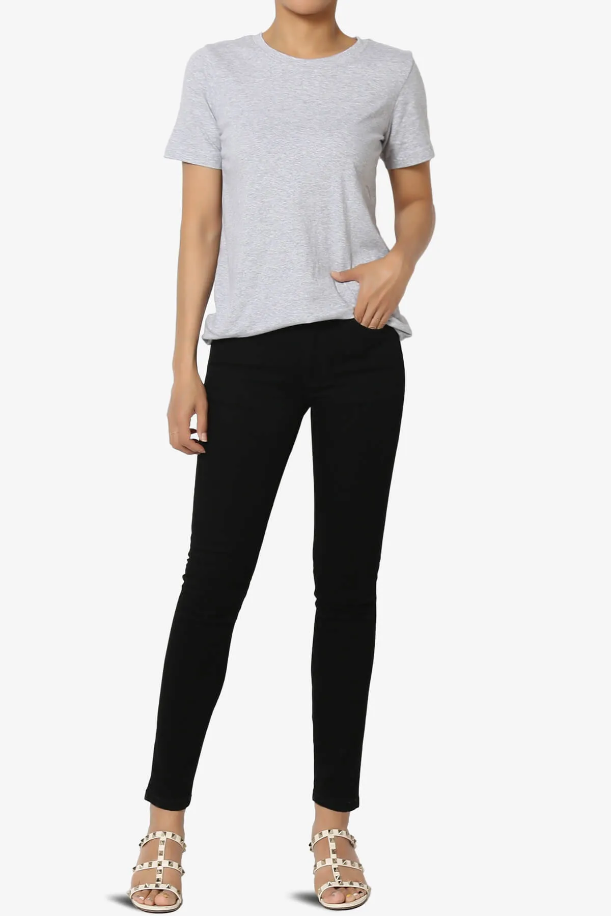 Elora Crew Neck Short Sleeve T-Shirt MORE COLORS