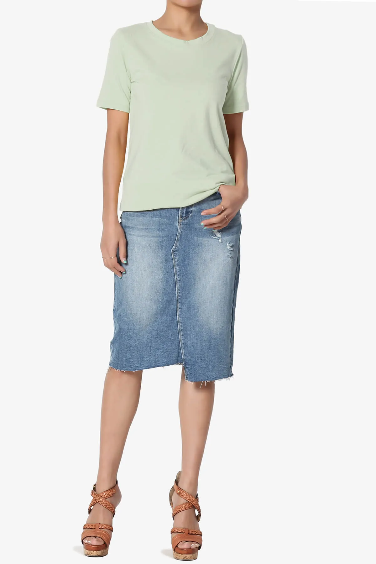 Elora Crew Neck Short Sleeve T-Shirt MORE COLORS