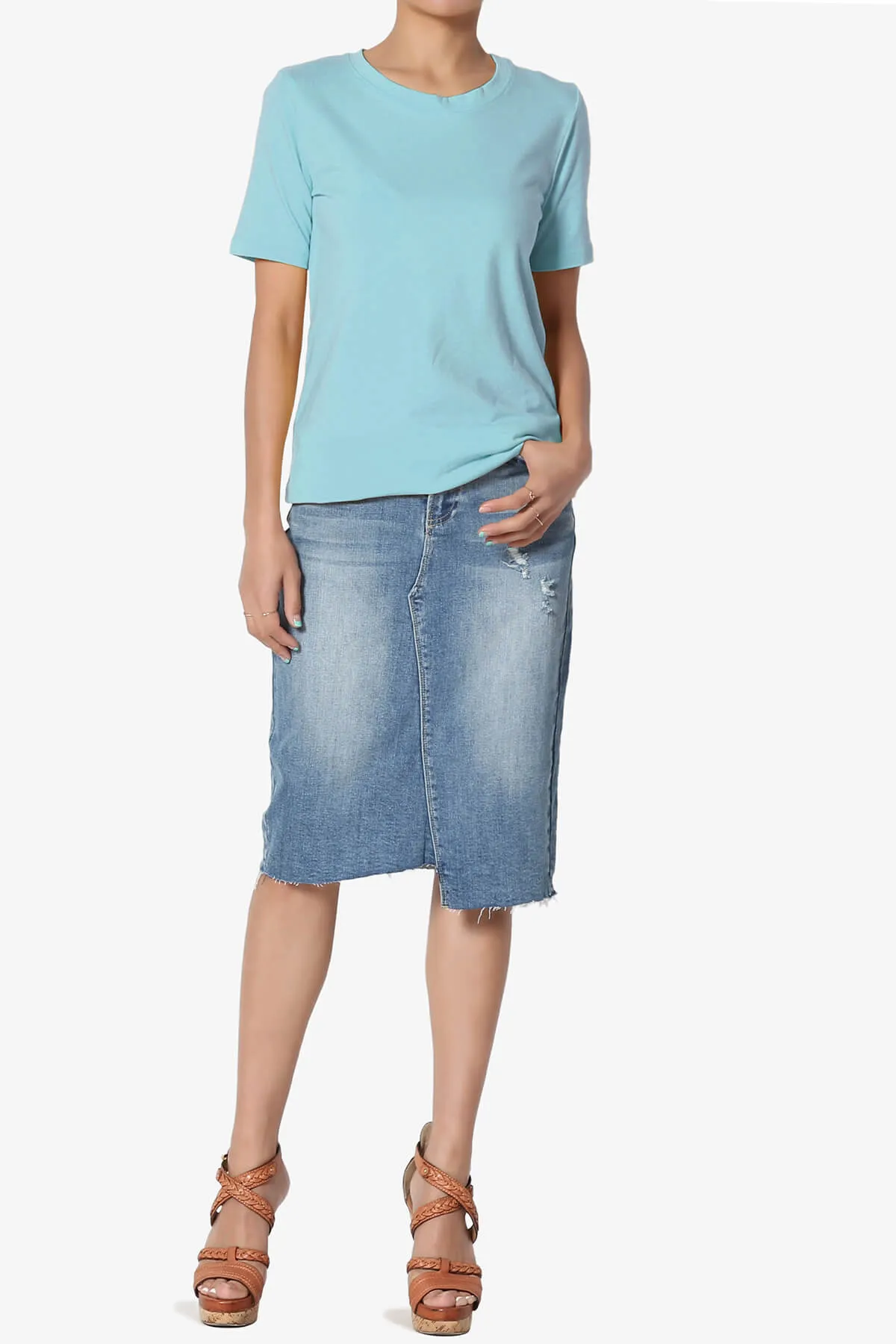 Elora Crew Neck Short Sleeve T-Shirt MORE COLORS