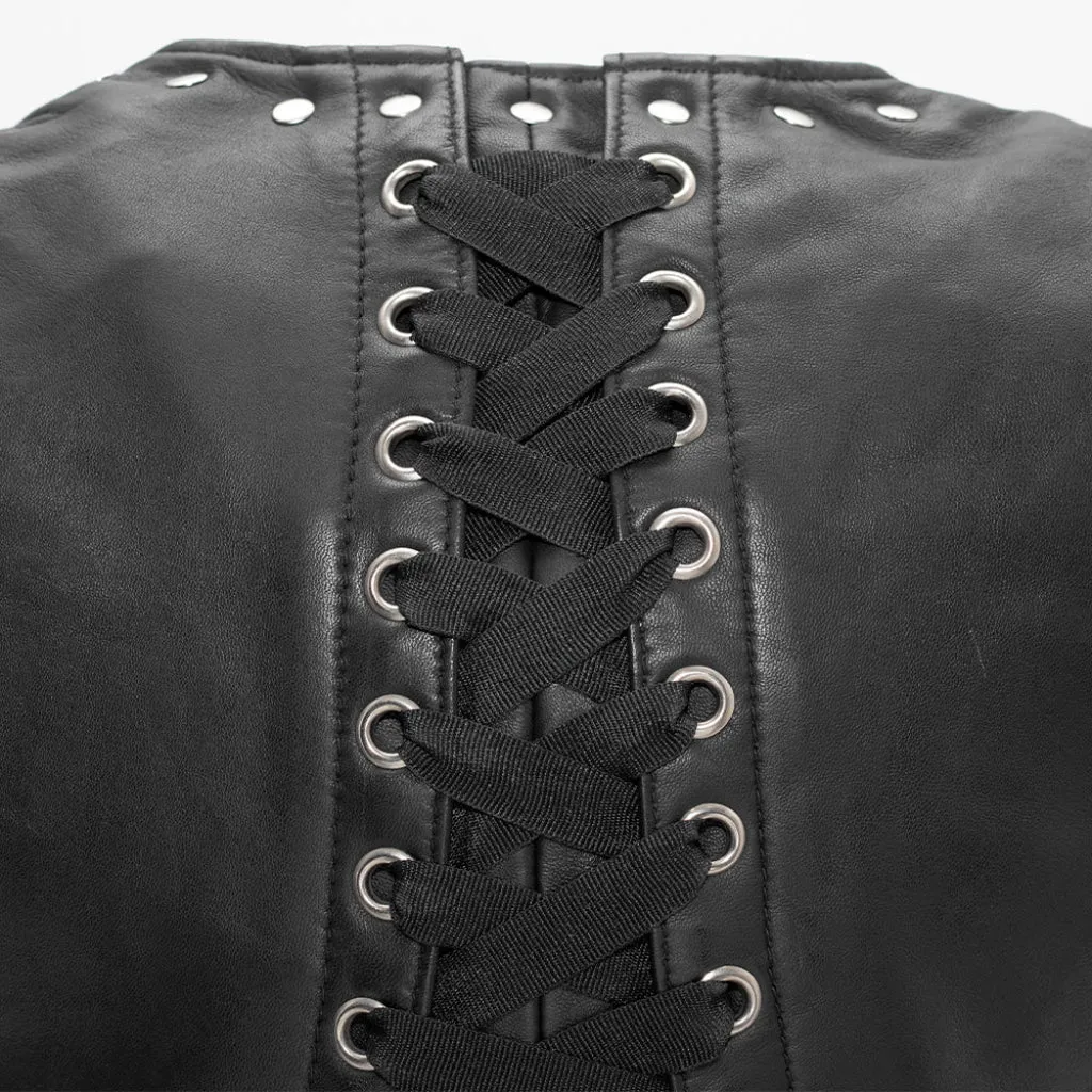 Empress Women's Motorcycle Leather Vest  - Extreme Biker Leather