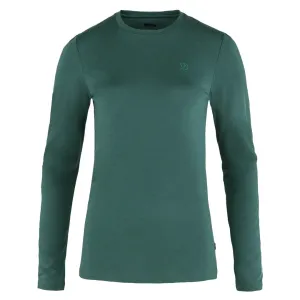 Fjallraven Womens Abisko Wool LS Base Layer T-Shirt Arctic Green