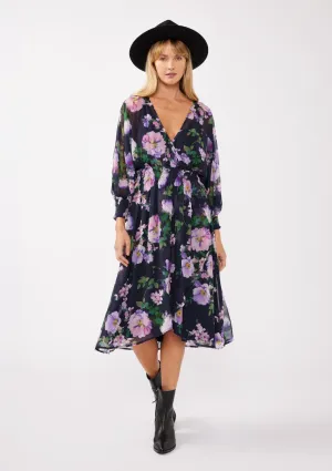 Flourish in Florals Midi Dress