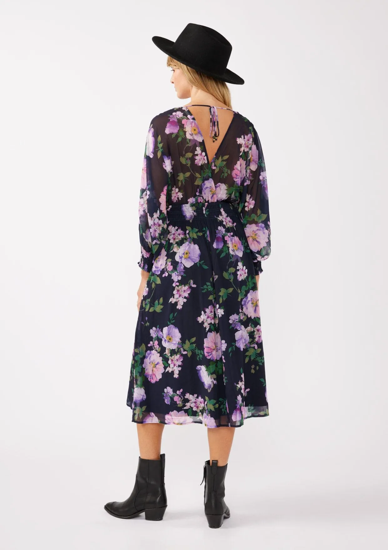 Flourish in Florals Midi Dress