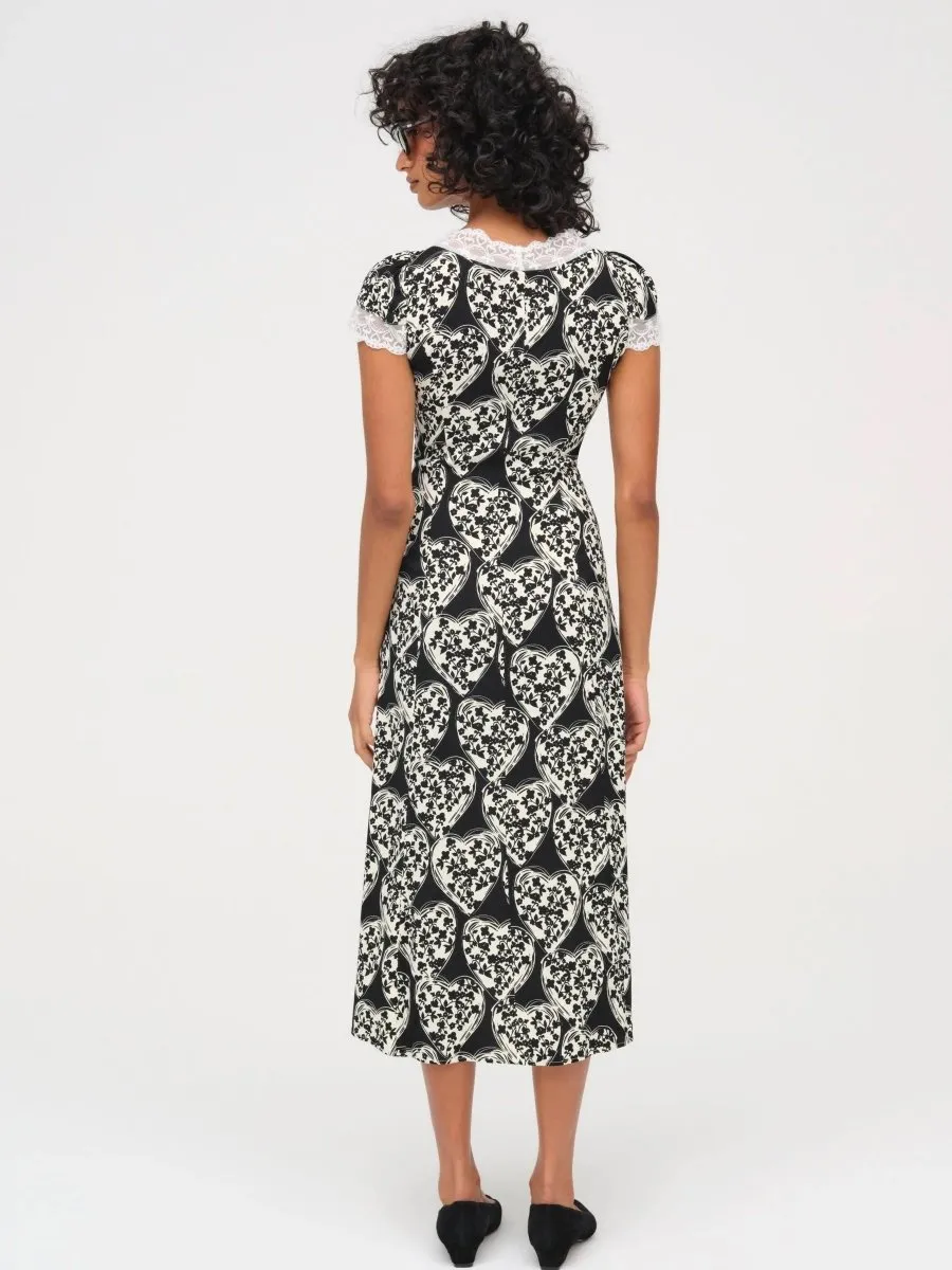 For Love & Lemon - Cross Your Heart Midi Dress