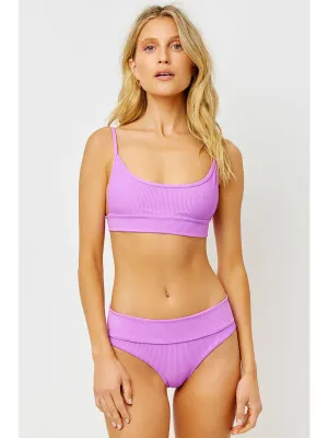 Gavin Ribbed Top In Passionfruit