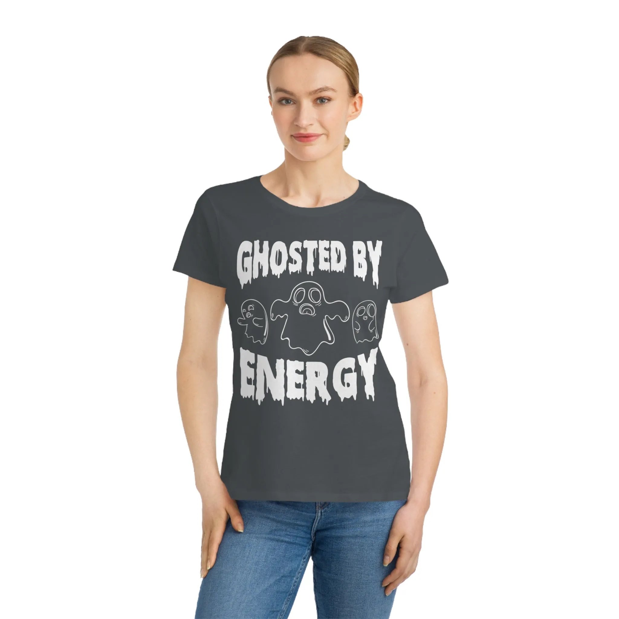 Ghosted by Energy with Spooky Ghosts, Organic Women's Classic T-Shirt, Printed