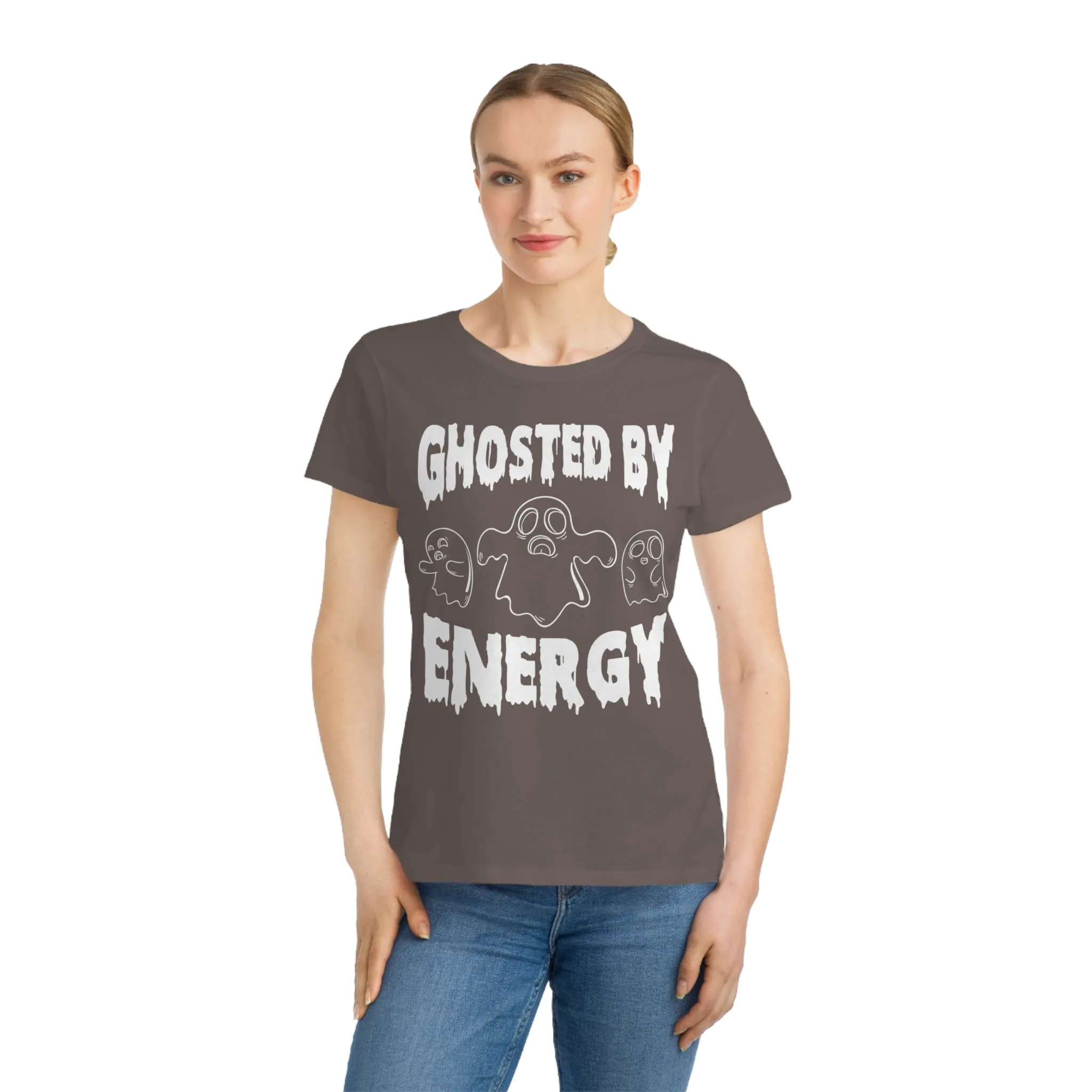 Ghosted by Energy with Spooky Ghosts, Organic Women's Classic T-Shirt, Printed
