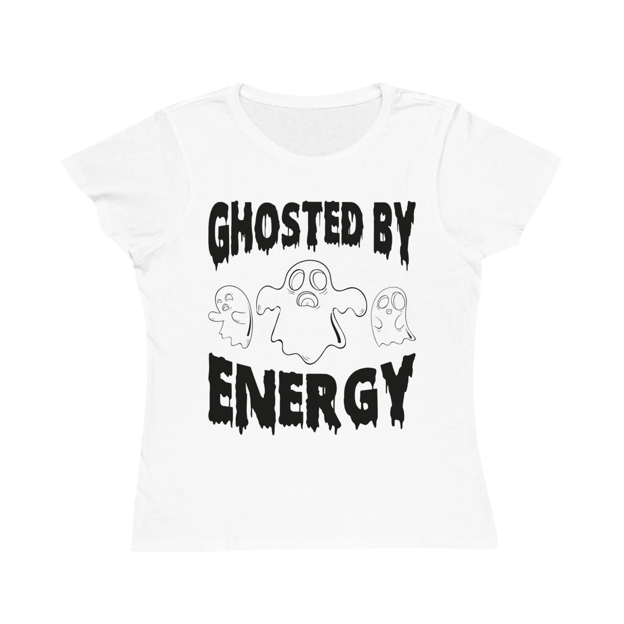 Ghosted by Energy with Spooky Ghosts, Organic Women's Classic T-Shirt, Printed