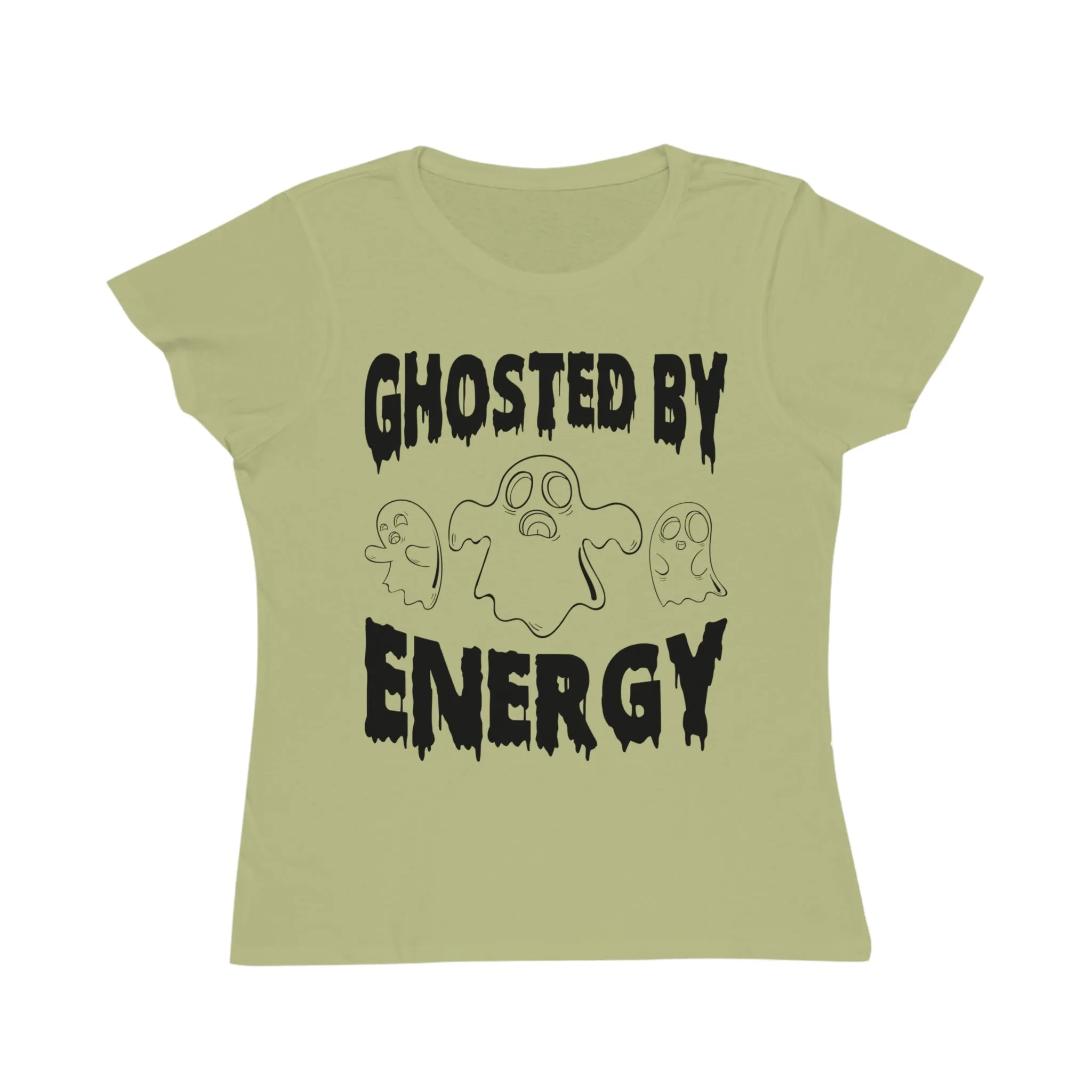 Ghosted by Energy with Spooky Ghosts, Organic Women's Classic T-Shirt, Printed
