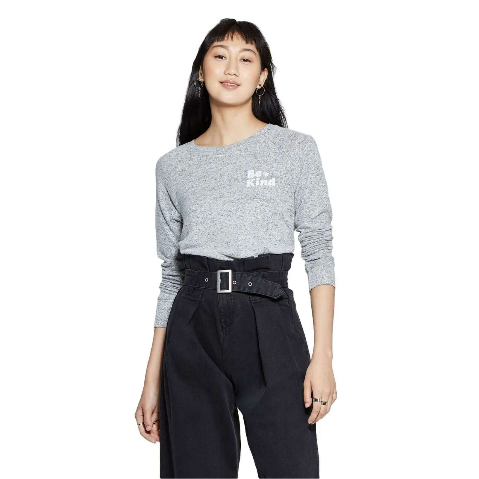 Grayson Threads Women's Be Kind Long Sleeve Graphic T-Shirt