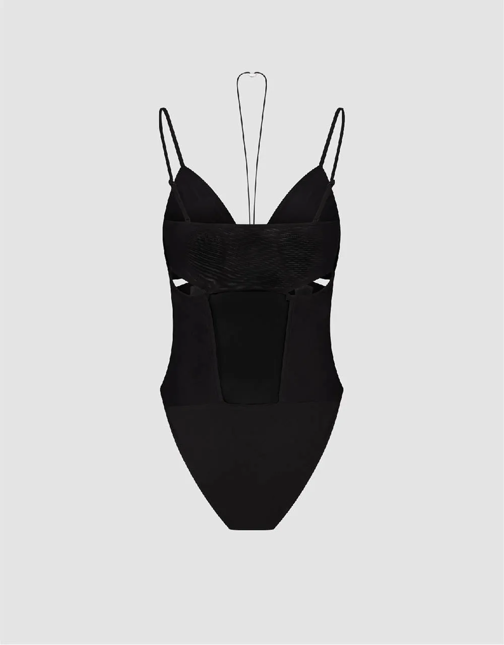Halter Neck Cut-Out Bodysuit