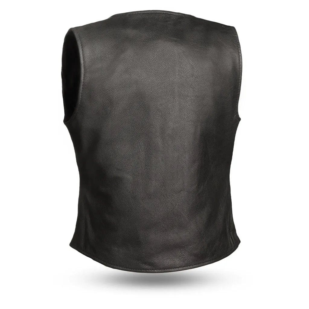 Honey Badger Women's Motorcycle Leather Vest  - Extreme Biker Leather