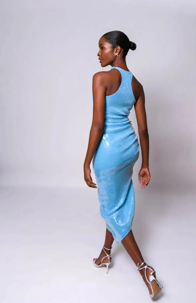 Hutch - Perla Sequins Midi Racer Dress