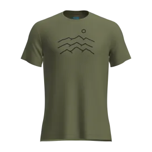 Icebreaker 125 Cool-Lite Sphere Across the Peaks Short Sleeve Mens T-Shirt