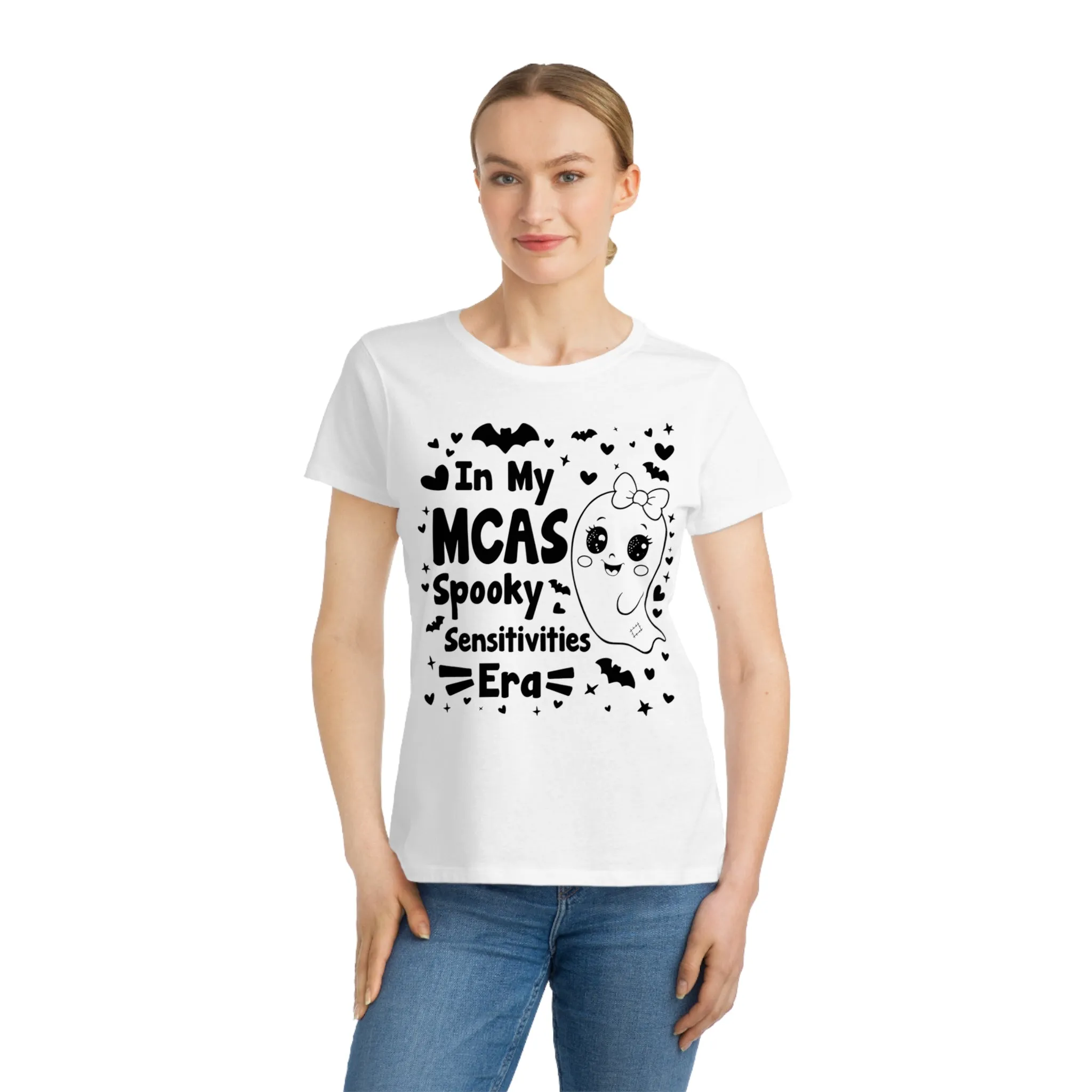 In My MCAS Spooky Sensitivities Era, Organic Women's Classic T-Shirt, Printed