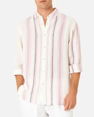 Industrie The Beechwood Linen Long Sleeve Shirt