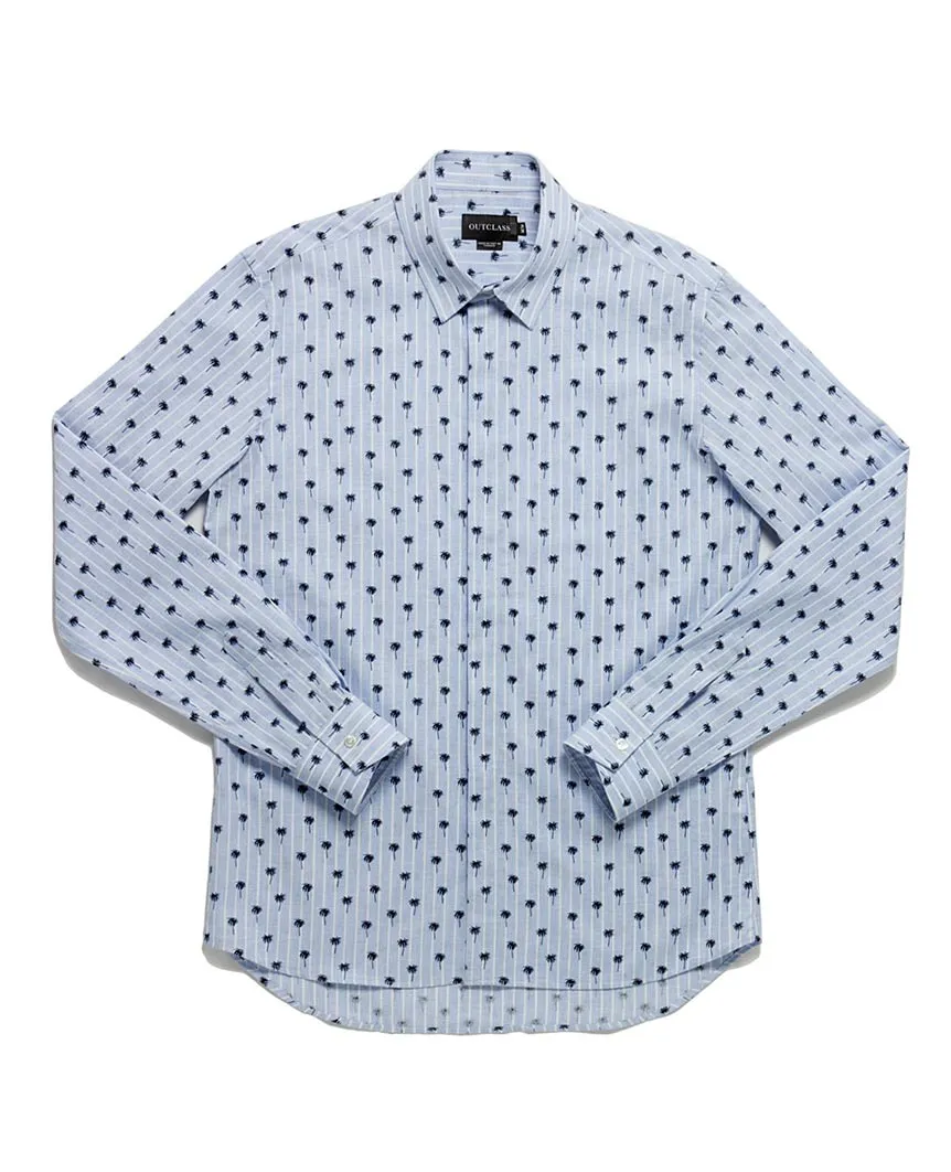 Ivy Palm Tree Dress Shirt
