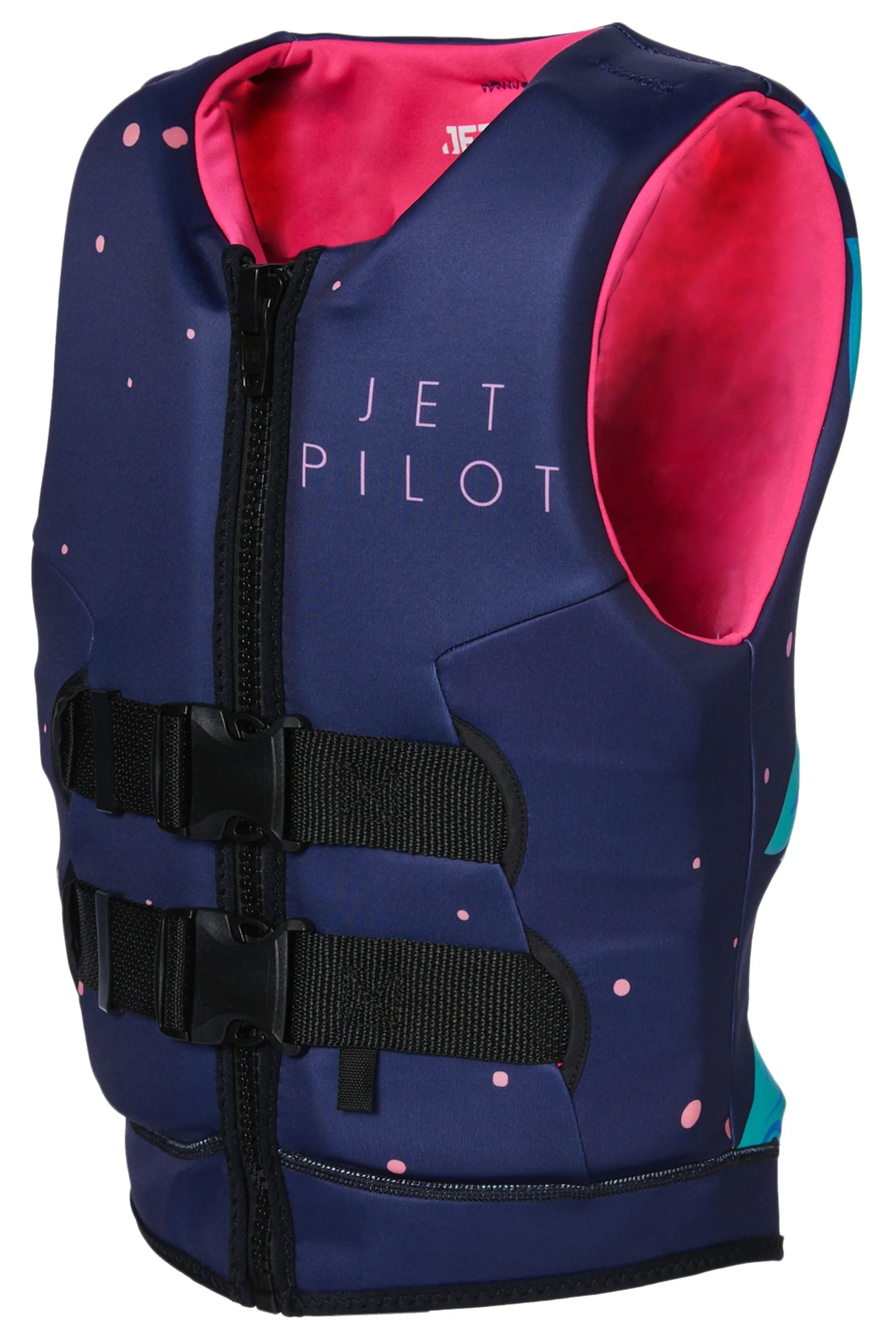 Jetpilot Wings Youth Cause Neo Life Jacket - Navy