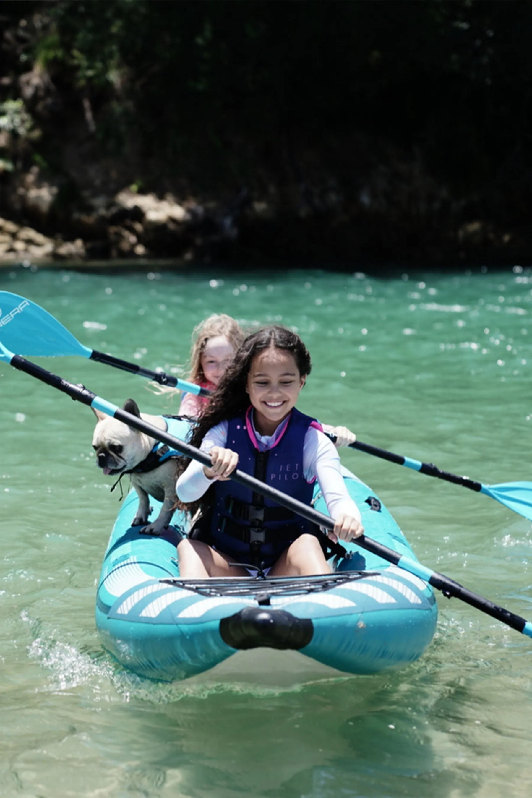Jetpilot Wings Youth Cause Neo Life Jacket - Navy