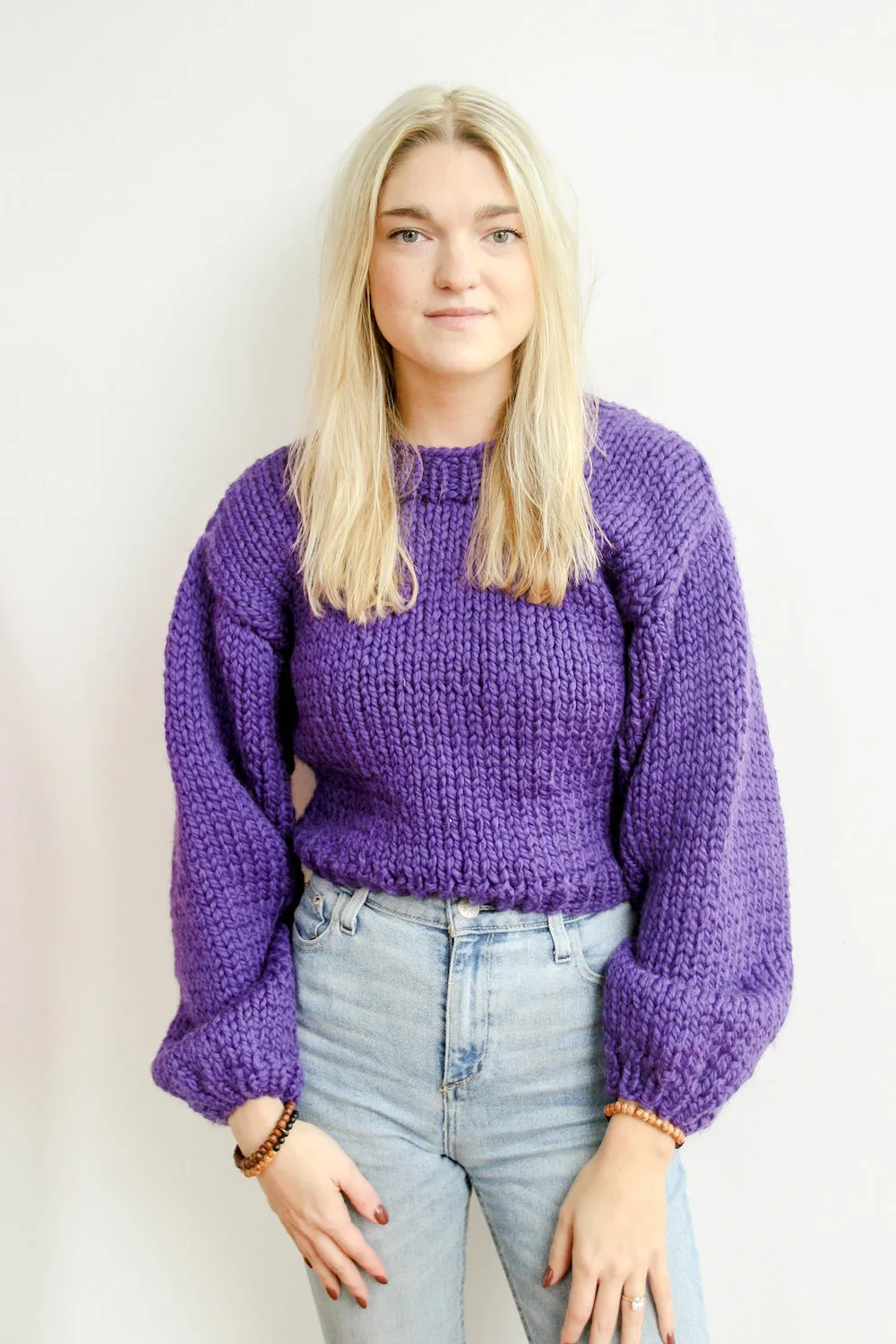 Kayla Sweater in Berry