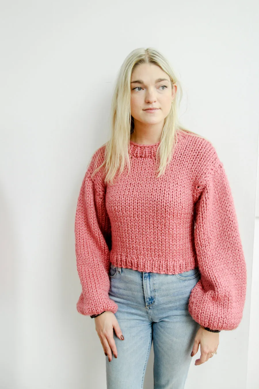 Kayla Sweater in Dusty Rose