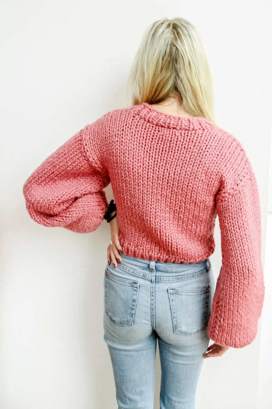 Kayla Sweater in Dusty Rose