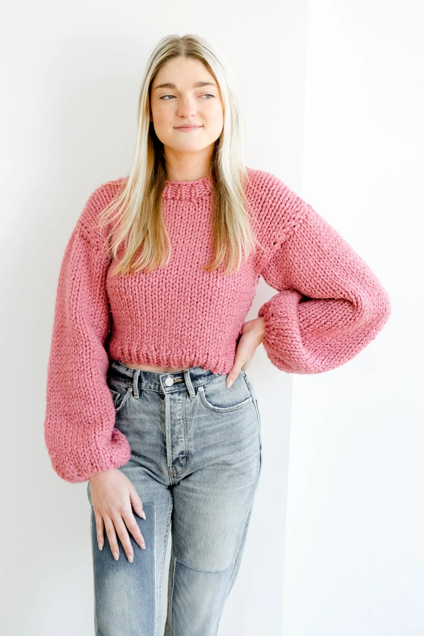 Kayla Sweater in Dusty Rose