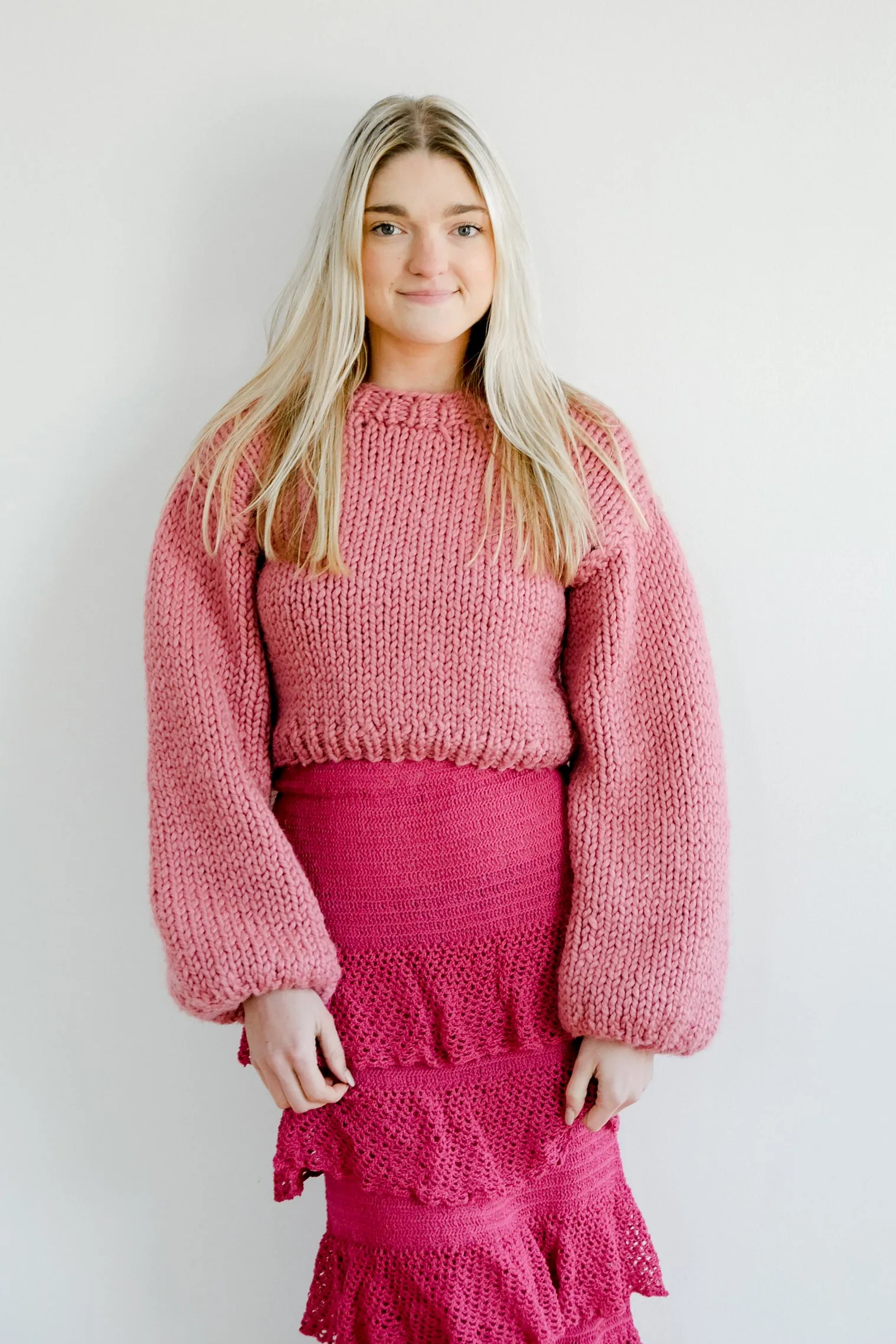 Kayla Sweater in Dusty Rose
