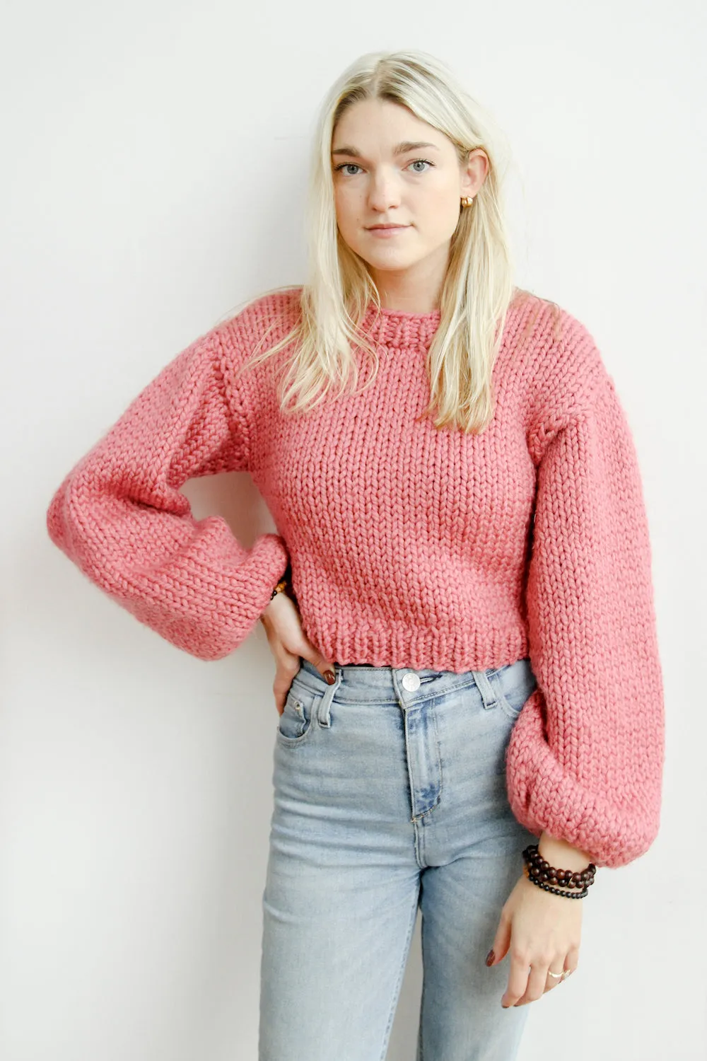 Kayla Sweater in Dusty Rose