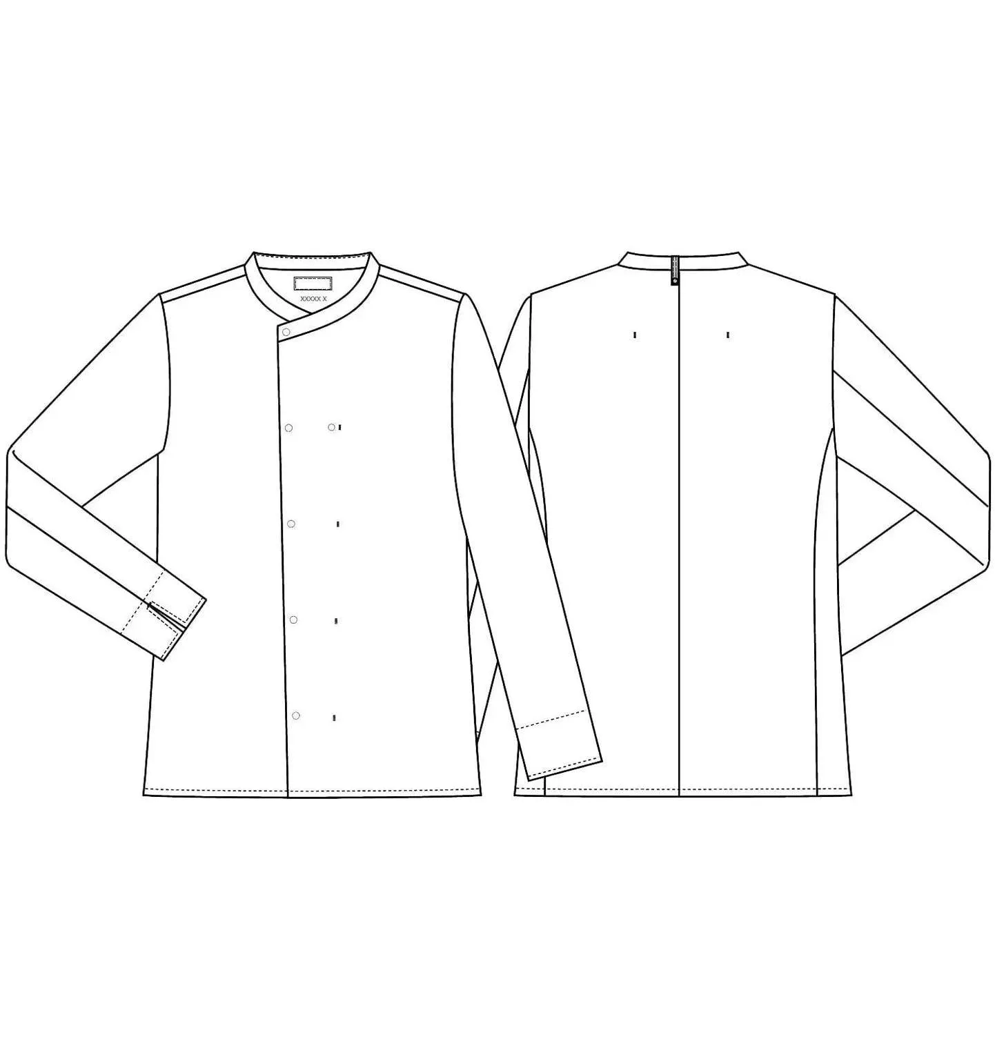 Kentaur 23691 Tencel Chef Jacket