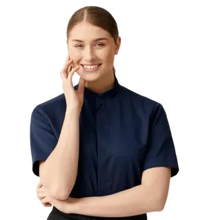 Kentaur 25242 Tencel Chef Jacket/Service Sailor Blue Shirt