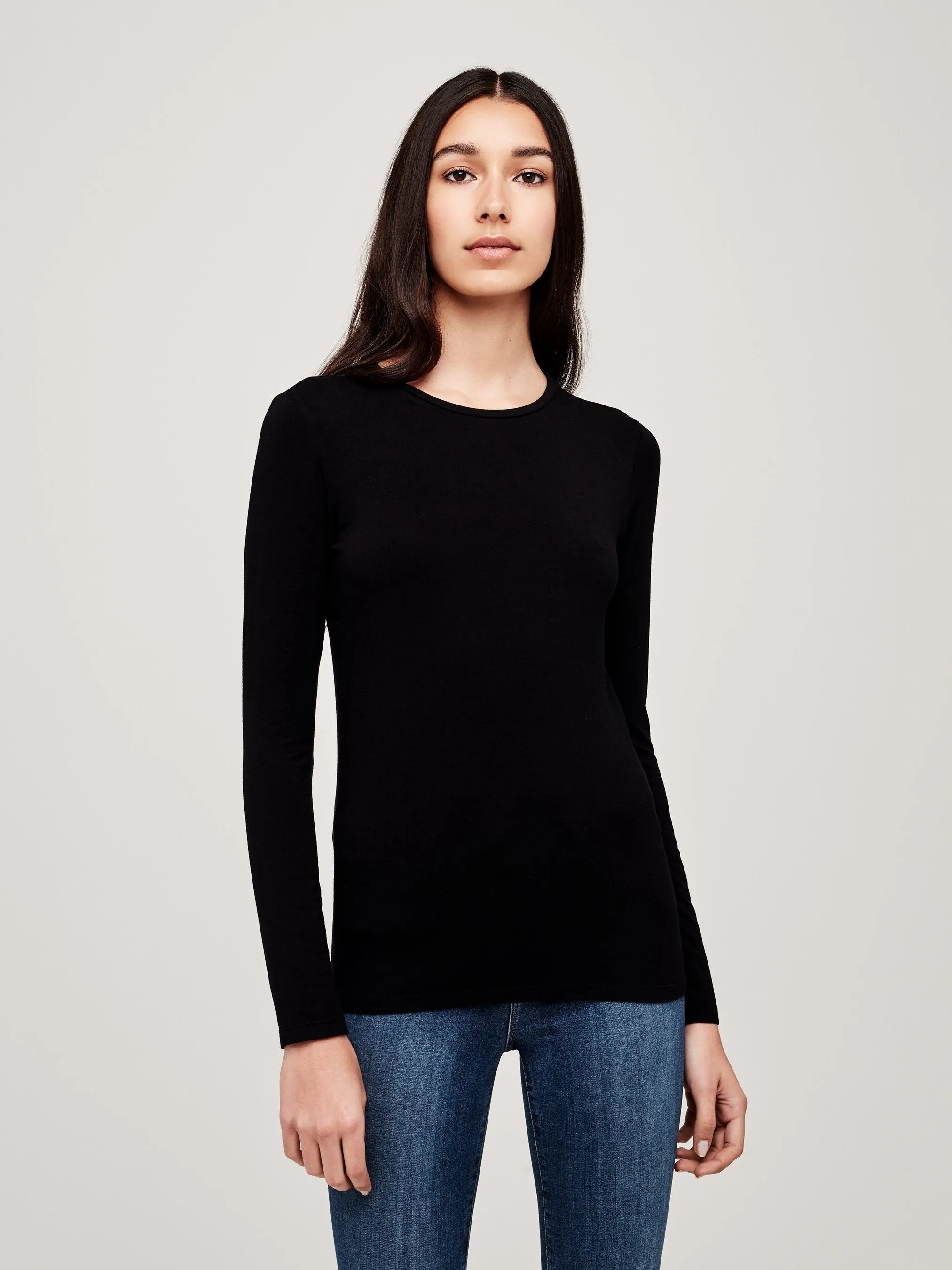 L'AGENCE TESS CREW NECK LONG SLEEVE